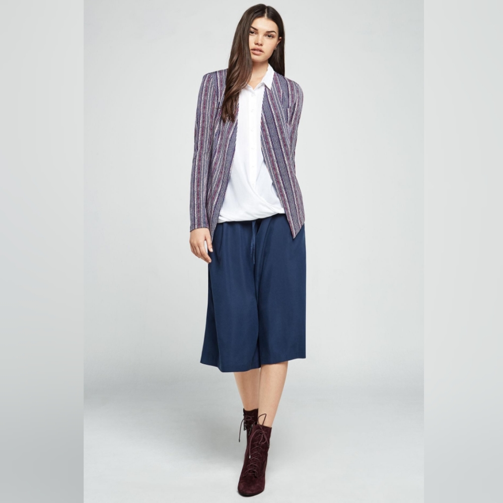 BCBGeneration Striped Tuxedo Blazer